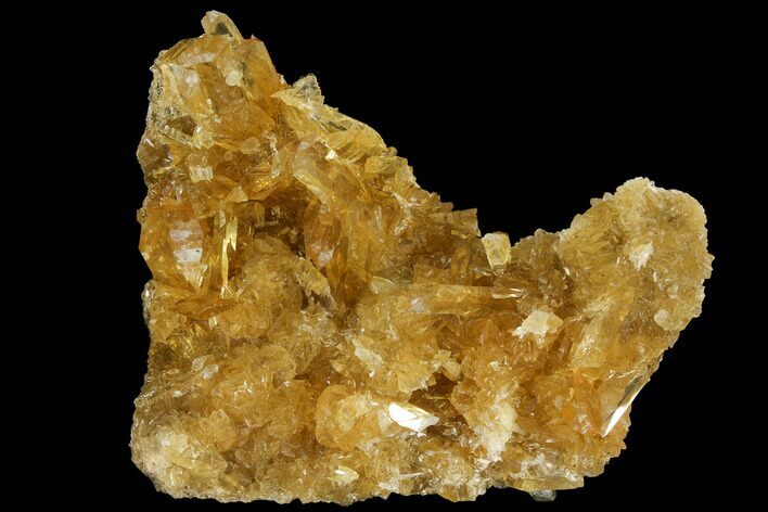 Selenite Crystal Cluster (Fluorescent) - Peru #108618